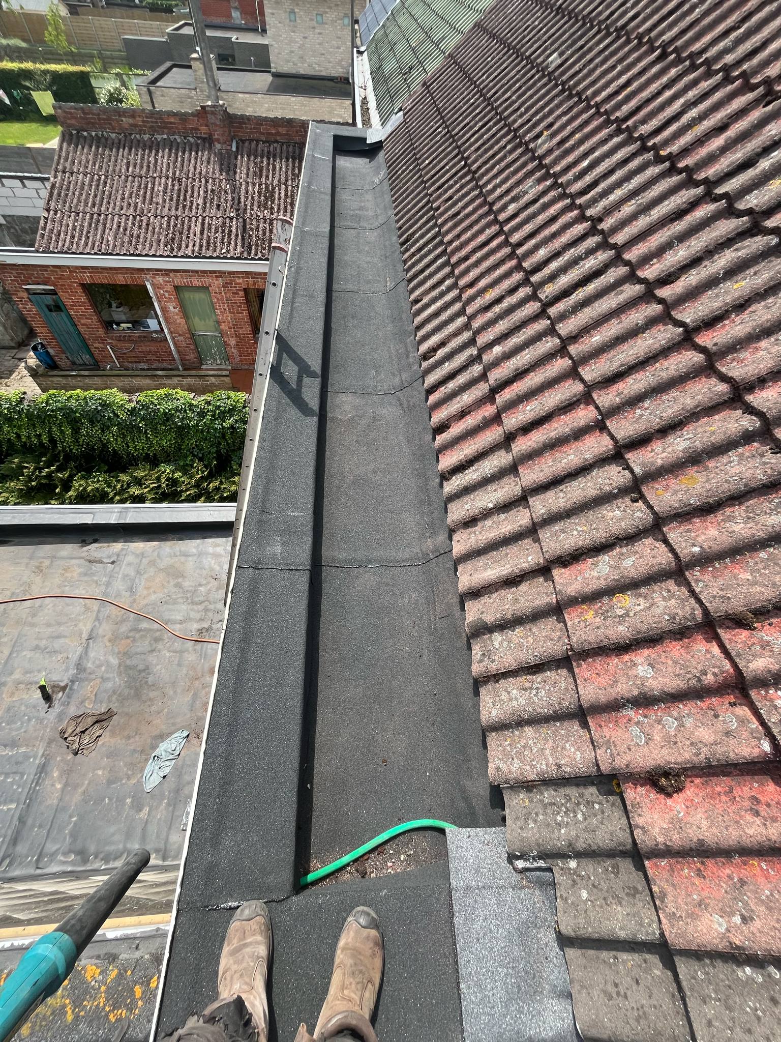 Bakgootrenovatie Gent - eindresultaat