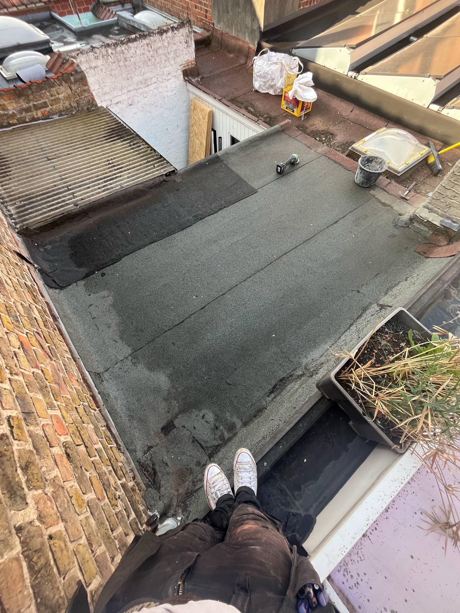 Platdakrenovatie Brugge - eindlaag